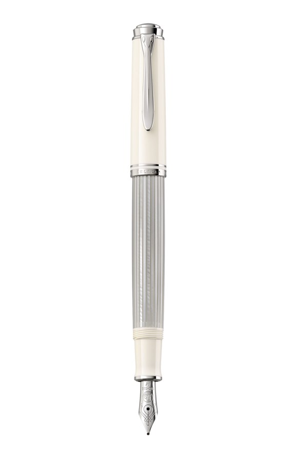 Pelikan Souverän M405 Silver White Dolma Kalem