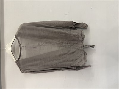 Vizon Kadın İtalyan Önü Bağlamalı Yarasa Kol İpek Bolero Bluz 38 - 42 Beden