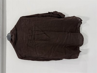 Bear Kadın İtalyan Katlanır Uzun Kollu Oversize Uzun Keten Gömlek 40 - 44 Beden