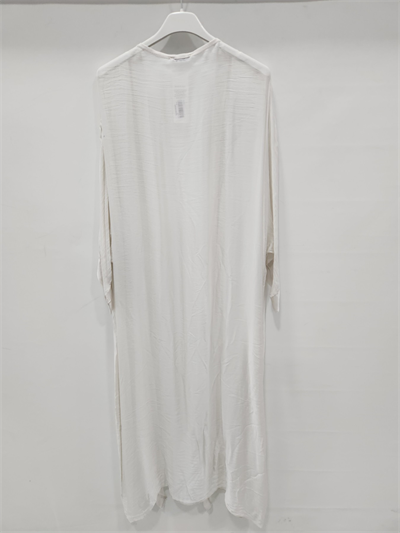 Kadın Bej İtalyan Uzun İpek Kaftan