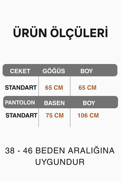Military İtalyan Ceketi Ve Pantolonu Pullu Keten Takım 2605XA46 - 11704-2437