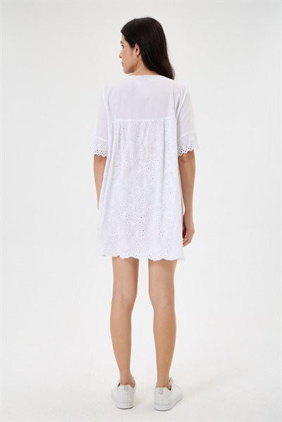 Kadın İtalyan Fistolu Oversize Tunik 40 - 44 Beden