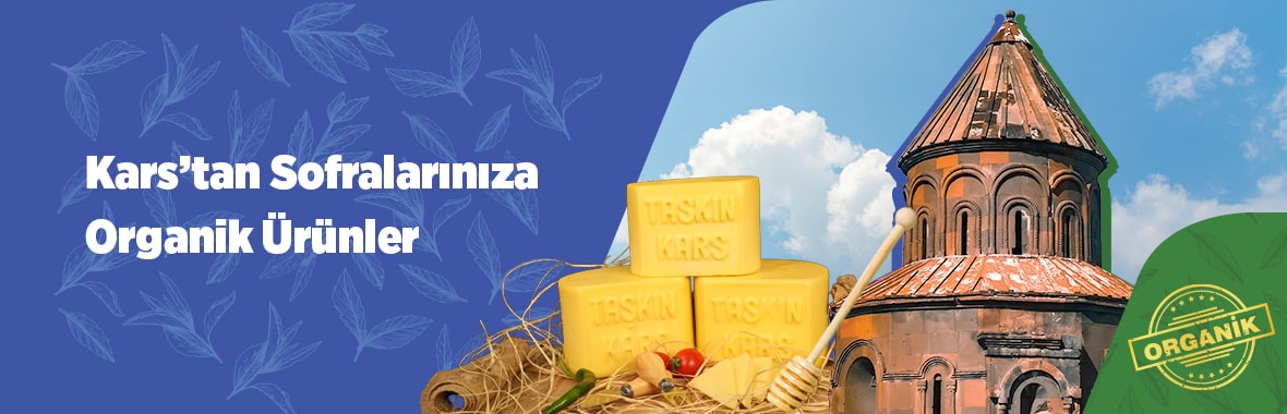 Kars'tan sofralarınıza organik ürünler