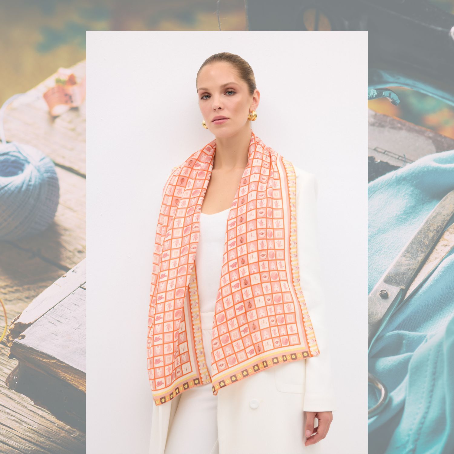 EMPİRME TURUNCU ŞAL