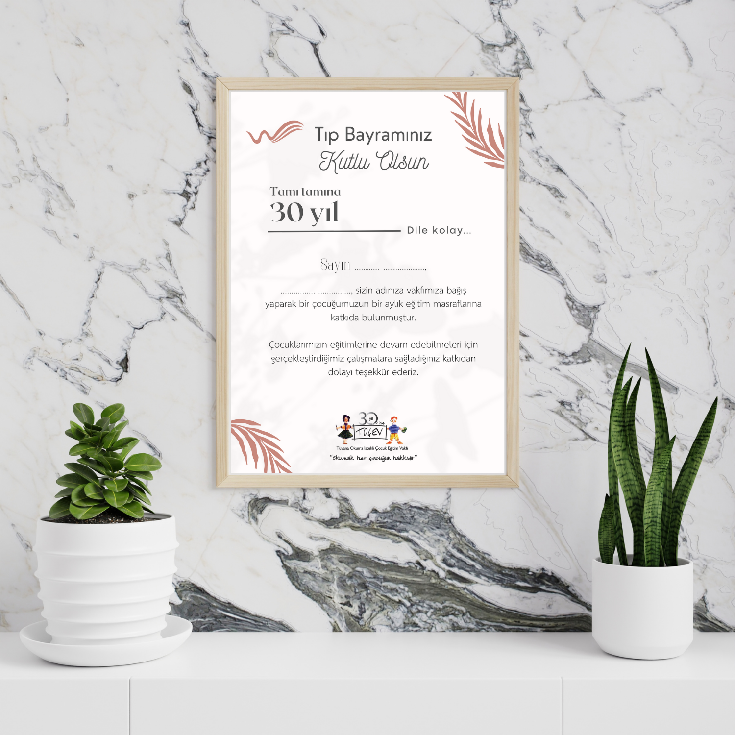 TIP BAYRAMI  SERTİFİKASI