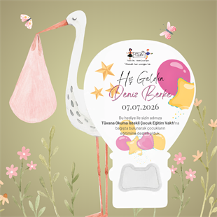 YENİDOĞAN BALON AÇACAK MAGNET - 1