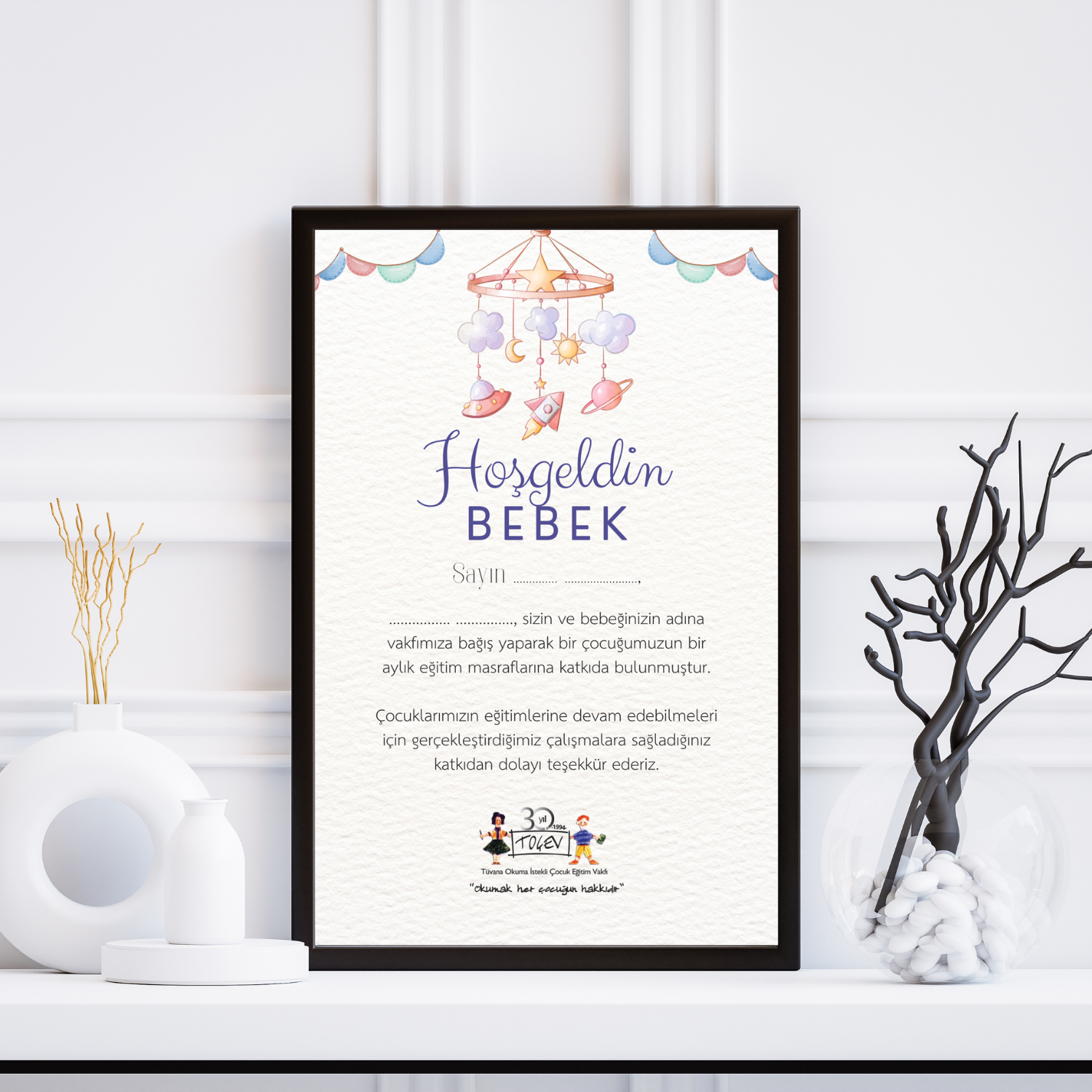 HOŞGELDİN BEBEK SERTİFİKASI - 6