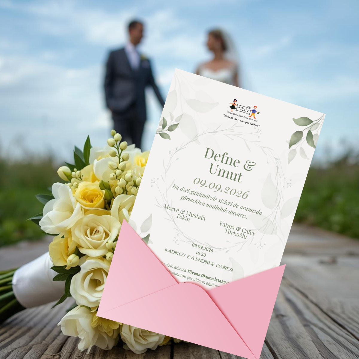 NİKÂH DAVETİYESİ - 1