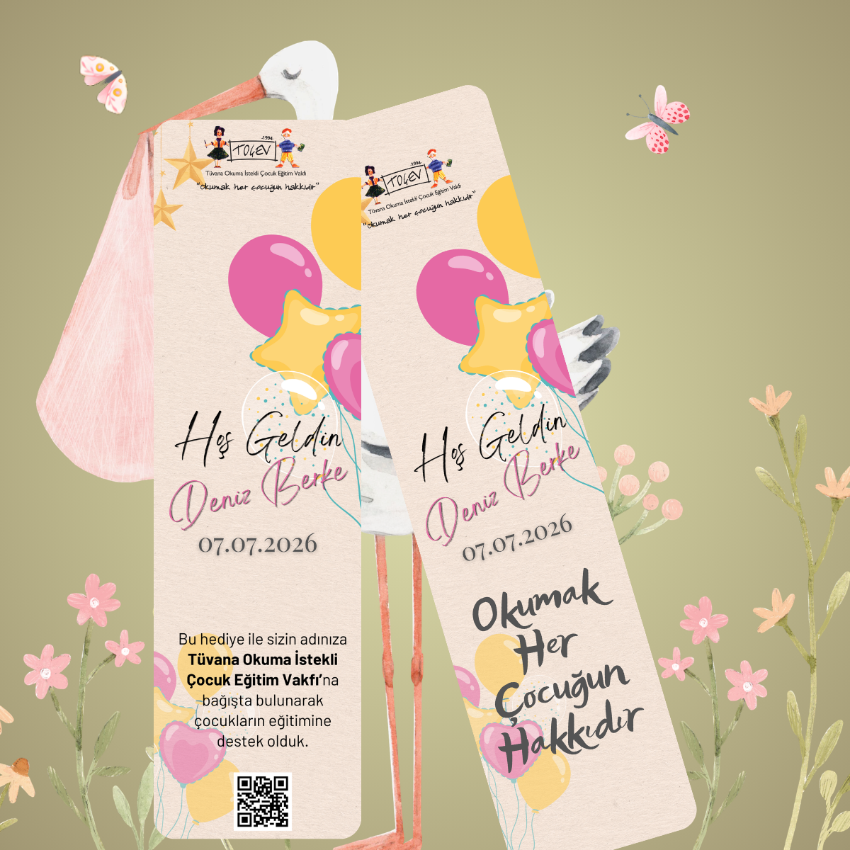 YENİDOĞAN KİTAP AYRACI - 1