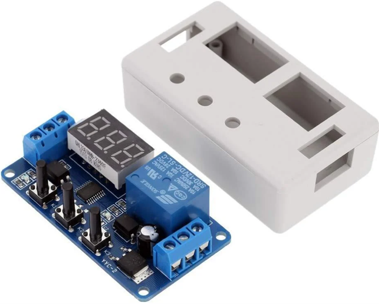 1 Kanallı 12V Ayarlanabilir Tetiklemeli Bekletmeli Röle Modülü (Beyaz Kutulu)1 Kanallı 12V Ayarlanabilir Tetiklemeli Bekletmeli Röle Modülü (Beyaz Kutulu)