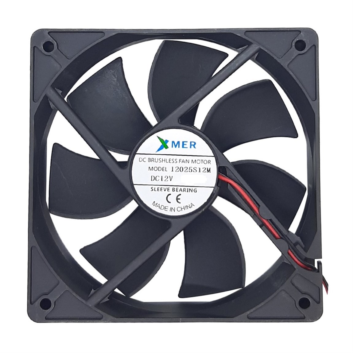 120X120X25mm 12V 0.40A 2P XMER FAN