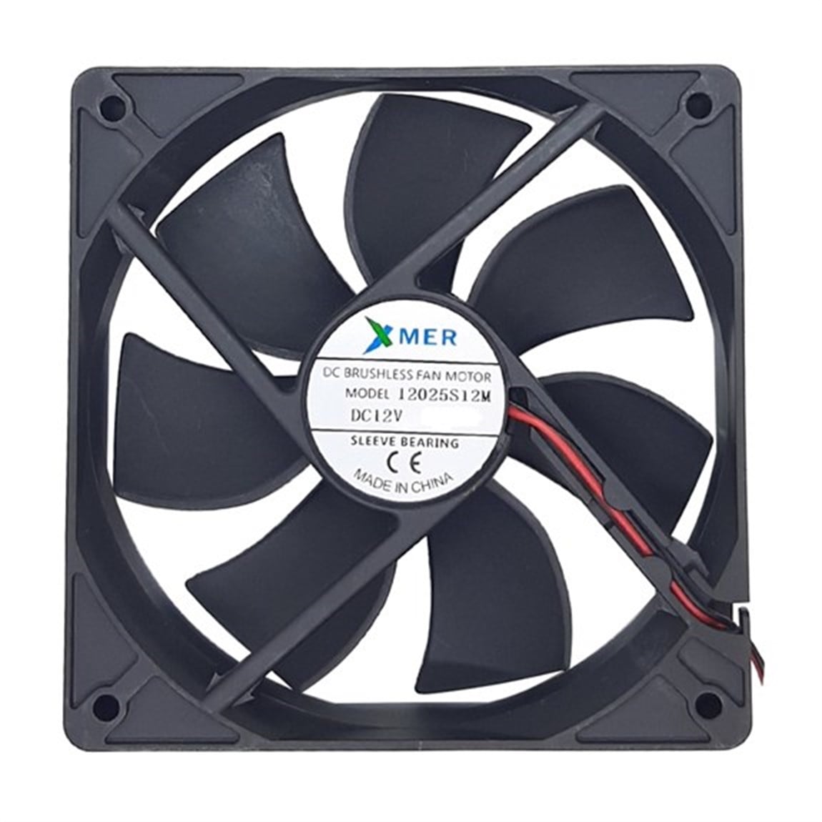120X120X25mm 12V 0.40A 2P XMER FAN