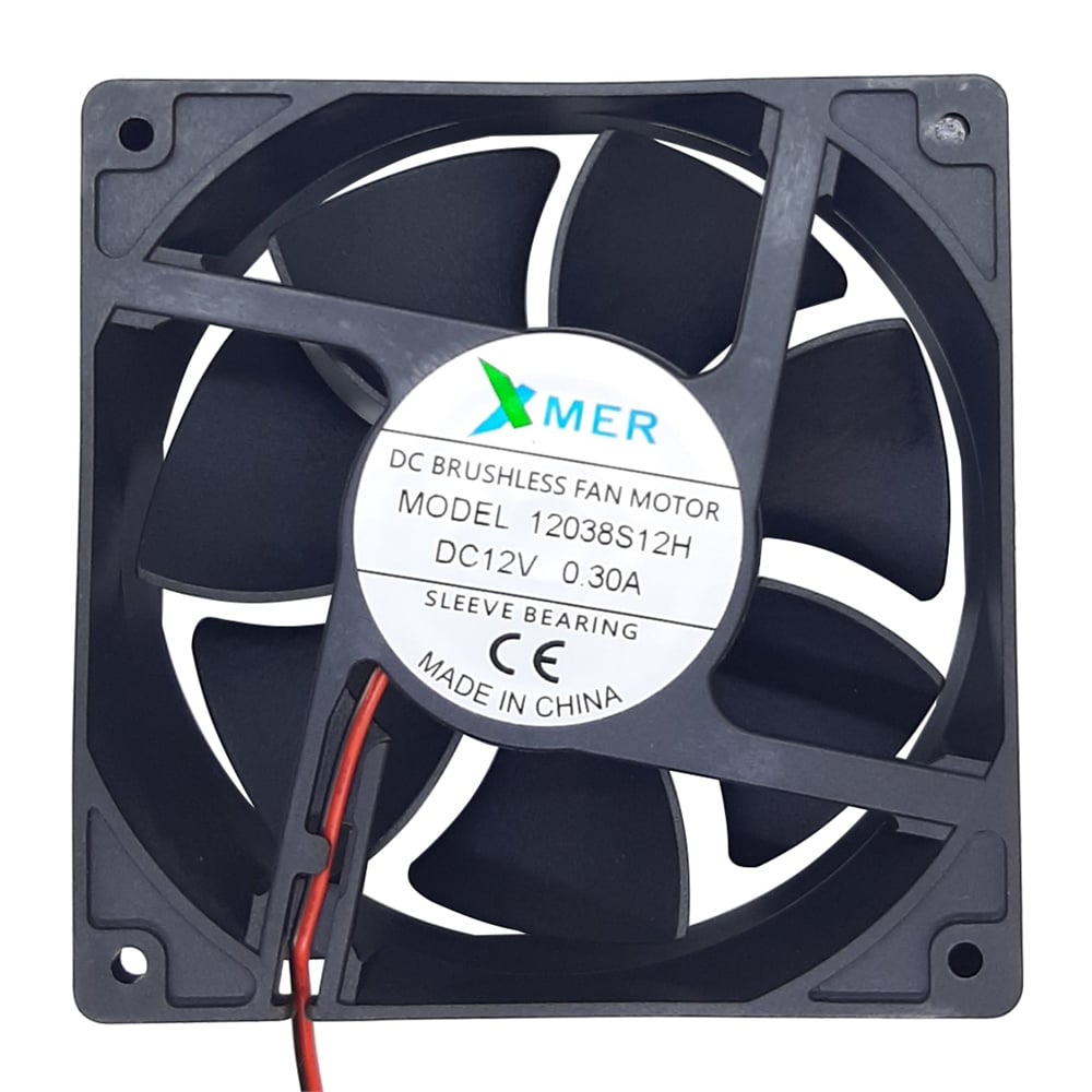 120X120X38mm 12V 0.30A 2P XMER FAN