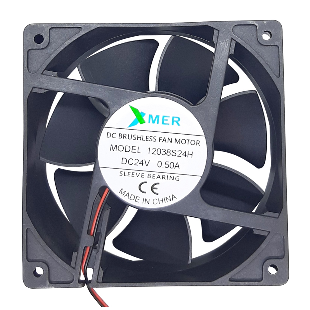 120X120X38mm 24V 0.50A 2P XMER FAN