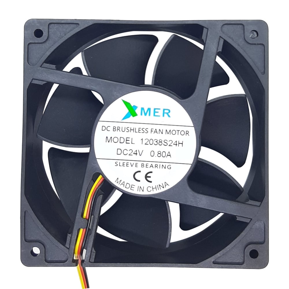 120X120X38mm 24V 0.80A 3P XMER FAN