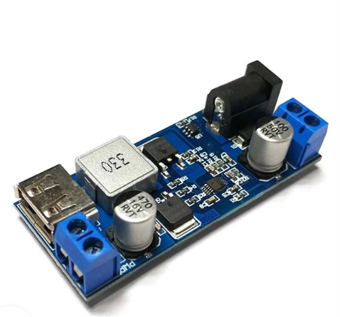 24V/12V'dan 5V'a 5A Voltaj Düşürücü24V/12V'dan 5V'a 5A Voltaj Düşürücü 