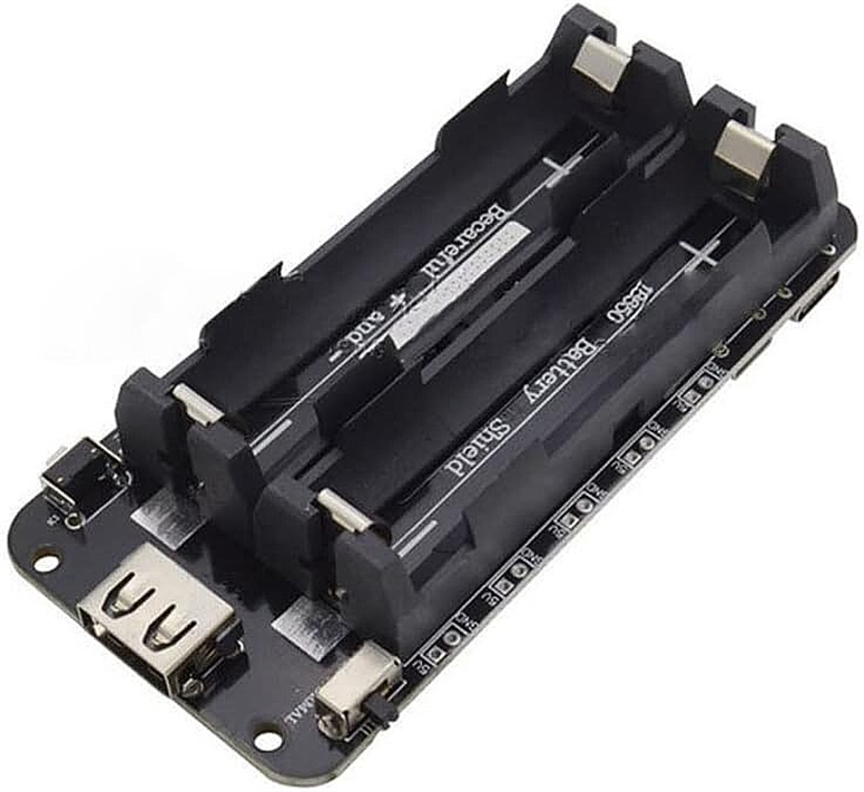 2'li Anahtarlı 18650 Lityum Pil Yuvası V8 Mikro USB2'li Anahtarlı 18650 Lityum Pil Yuvası V8 Mikro USB