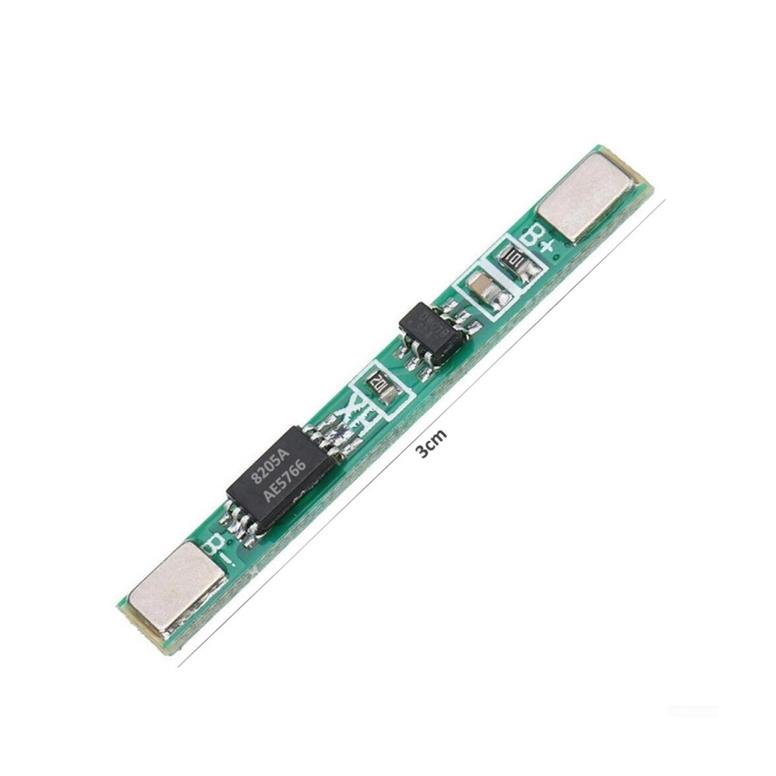 3.7V 3A Aşırı Akım Korumalı Lityum Pil Koruma Kartı3.7V 3A Aşırı Akım Korumalı Lityum Pil Koruma Kartı