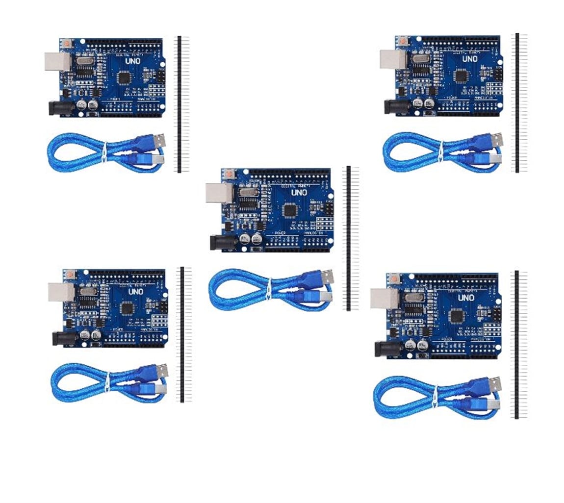 5ADET  Arduino UNO R3 KLON - USB KABLO HEDİYELİ - (USB Chip CH340)5ADET  Arduino UNO R3 KLON - USB KABLO HEDİYELİ - (USB Chip CH340)