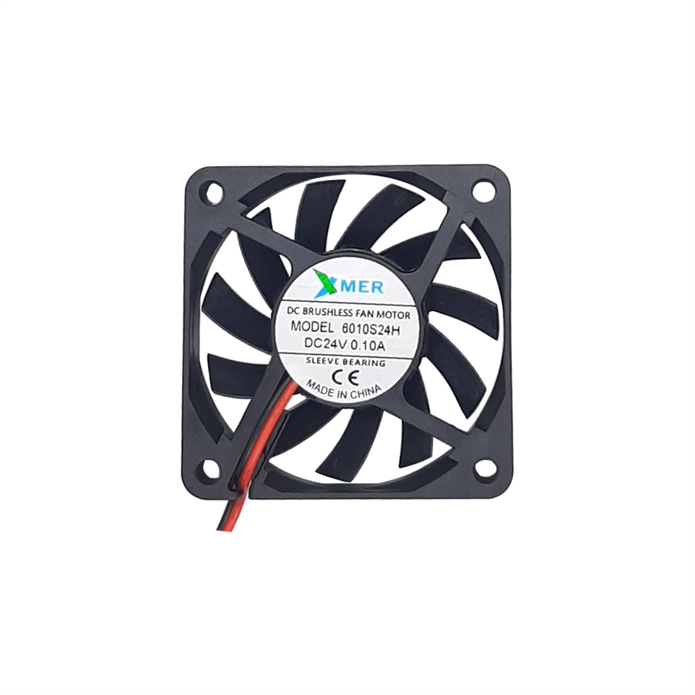 60X60X10mm 24V 0.10A 2P XMER FAN
