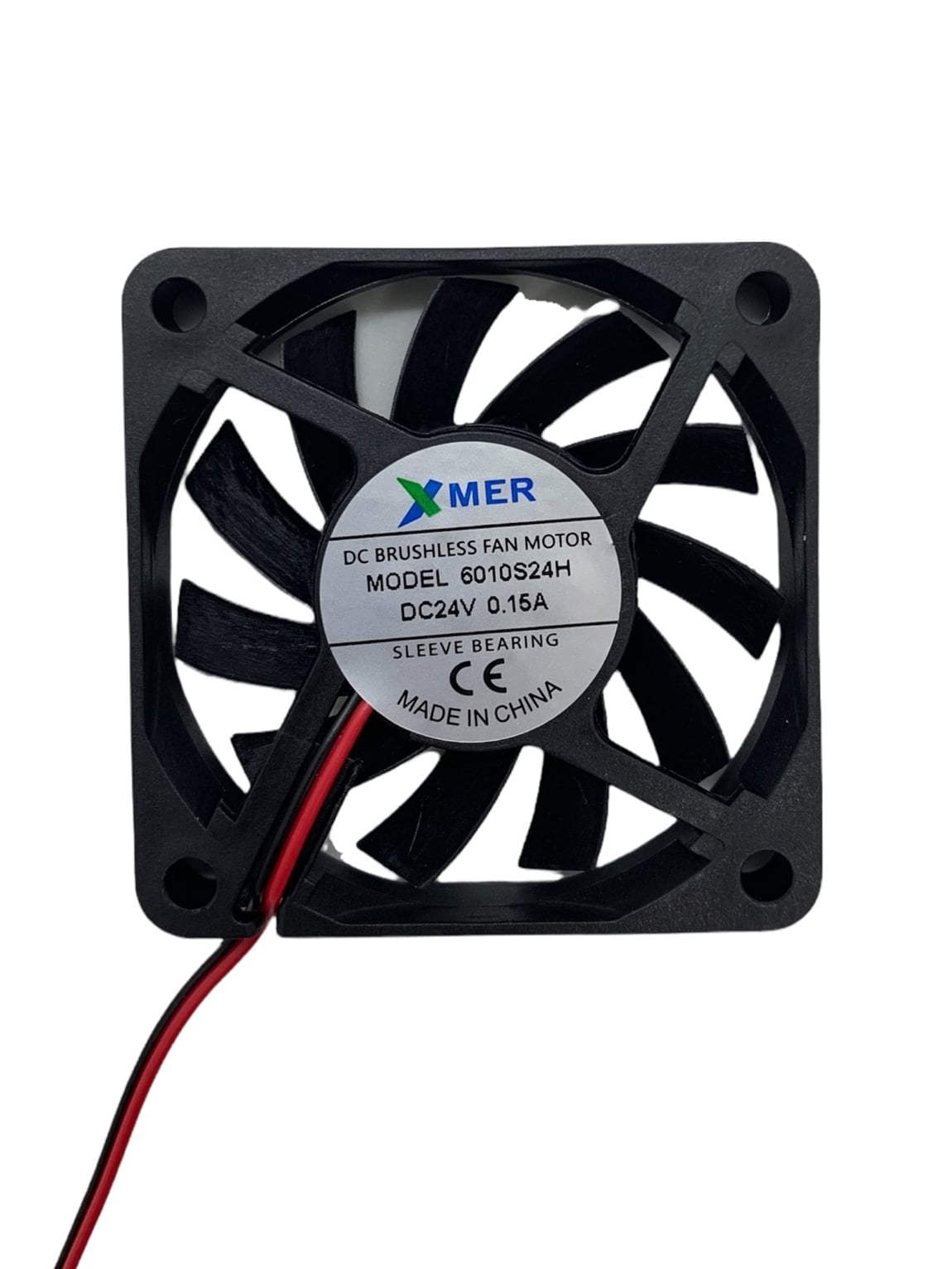 60X60X10mm 24V 0.15A 2P XMER FAN
