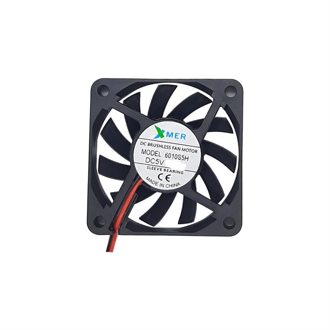 60X60X10mm 5V 0.24A 2P XMER Fan
