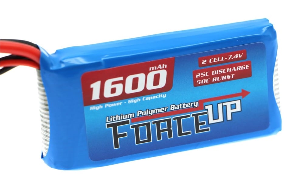 7.4V Lipo Pil 1600mAh