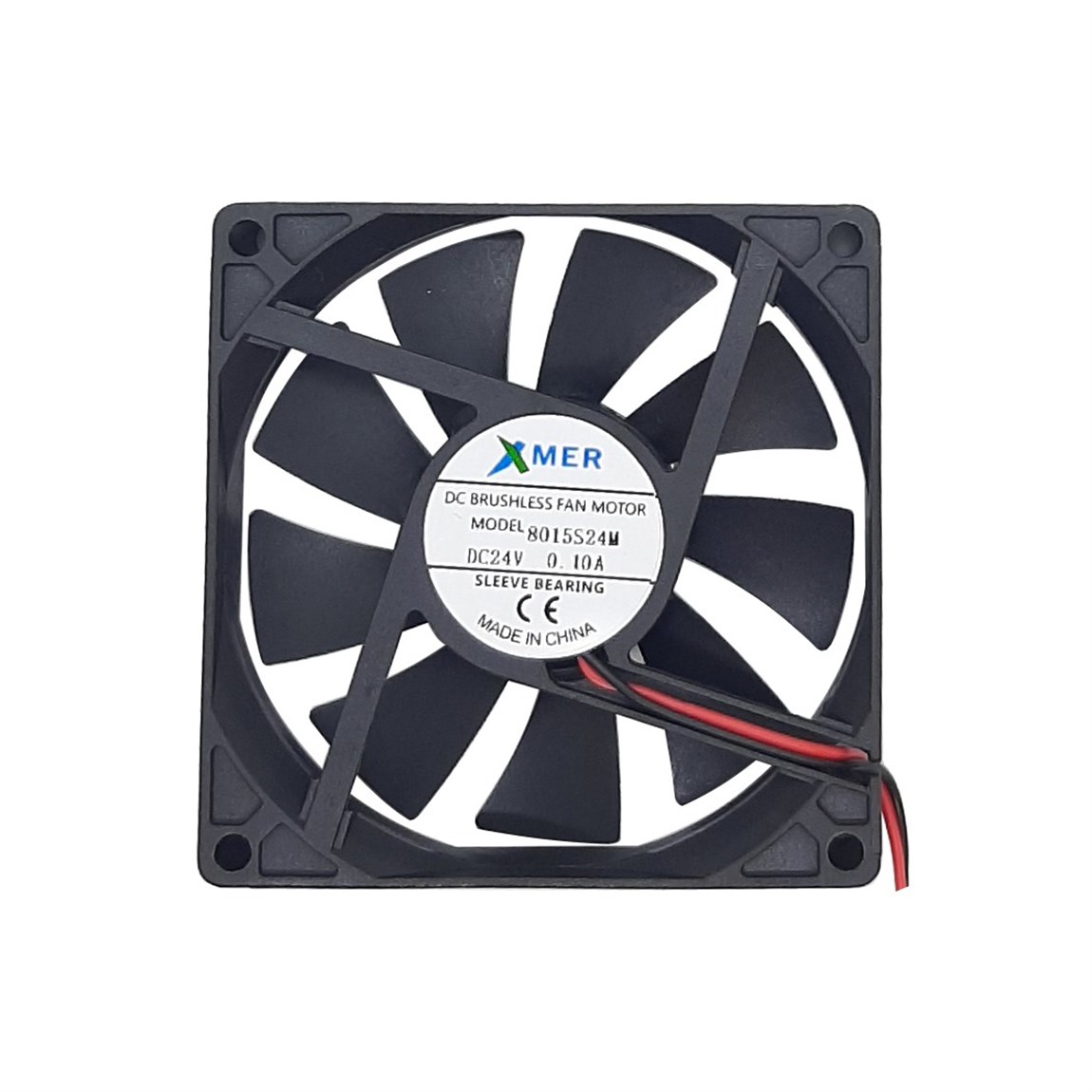 80X80X15mm 24V 0.10A 2P XMER FAN80X80X15mm 24V 0.10A 2P XMER FAN