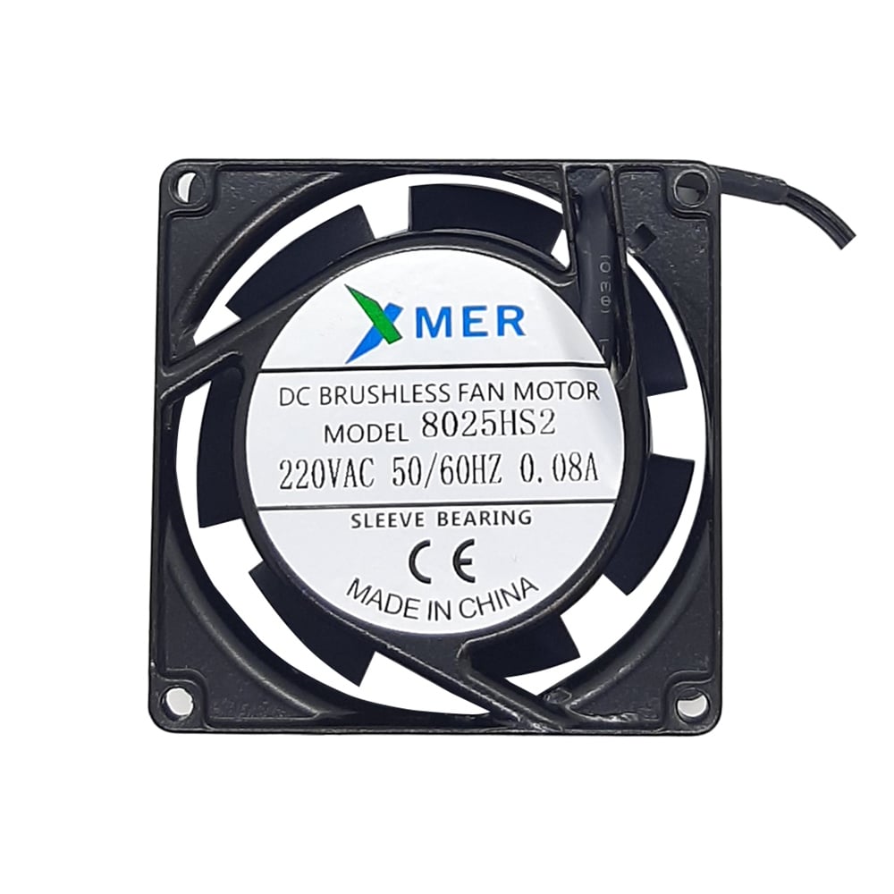 80X80X25mm 220V 0.08A 2P XMER FAN