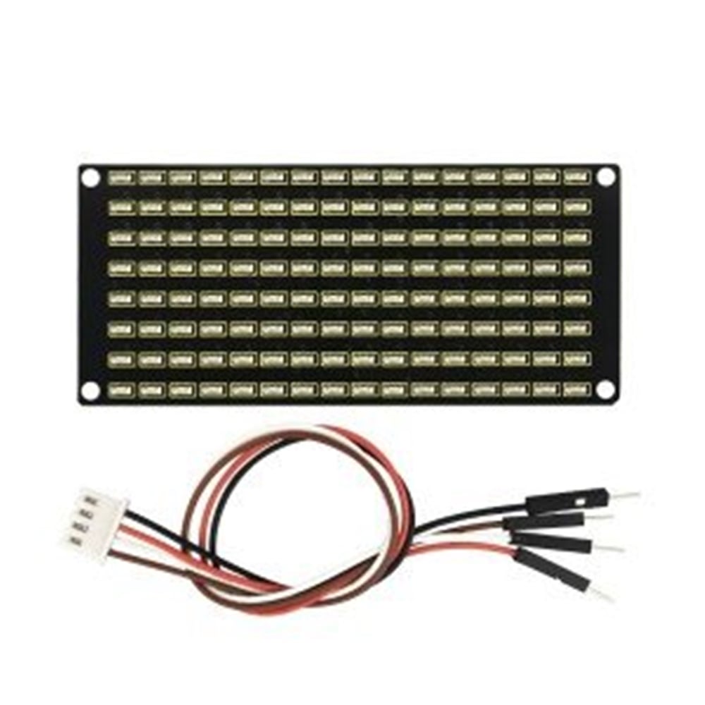 8x16 LED Nokta Matrix Modülü + PH 2.54 Konnektör + 4 Pin Kablo