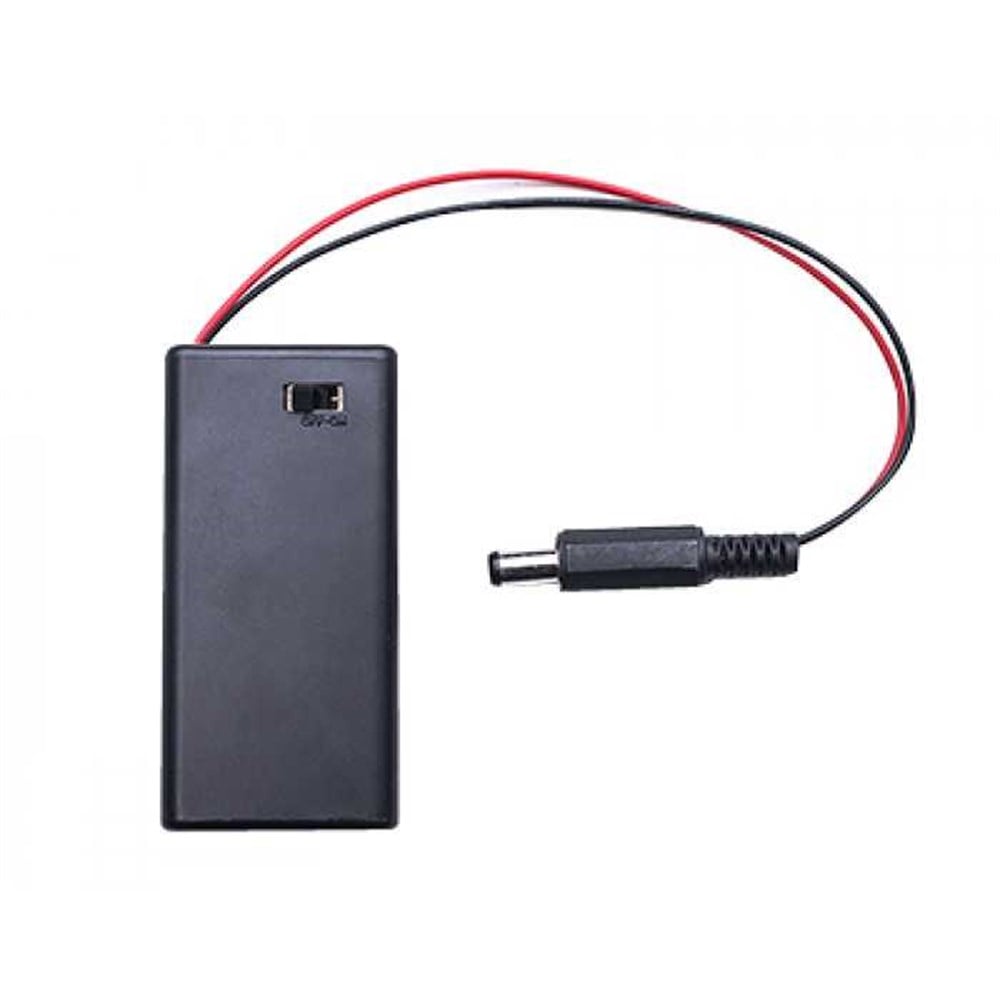 9 V Pil Yuvası (Kutulu ve Switchli)