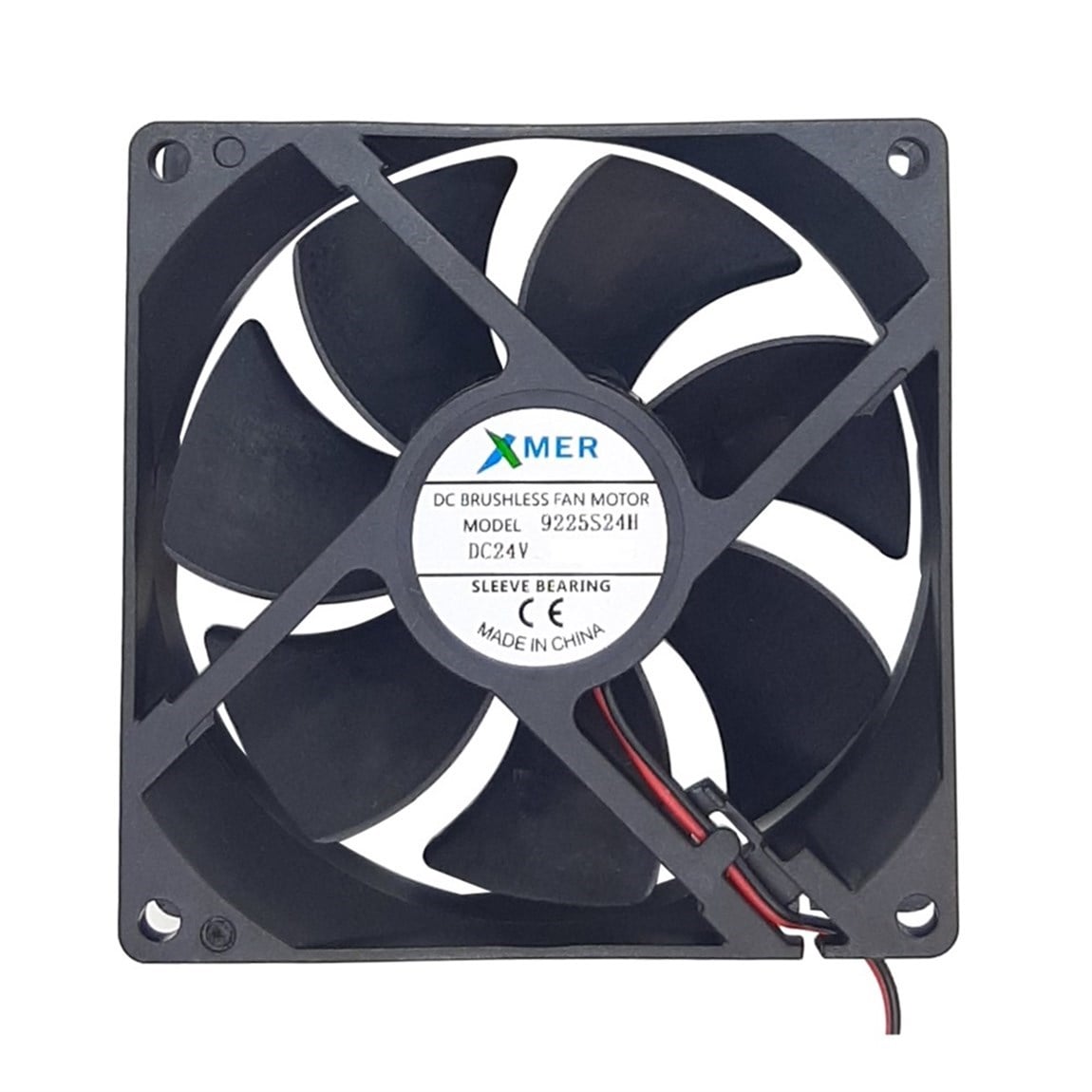 92X92X25mm 24V 0.10A 2P XMER Fan