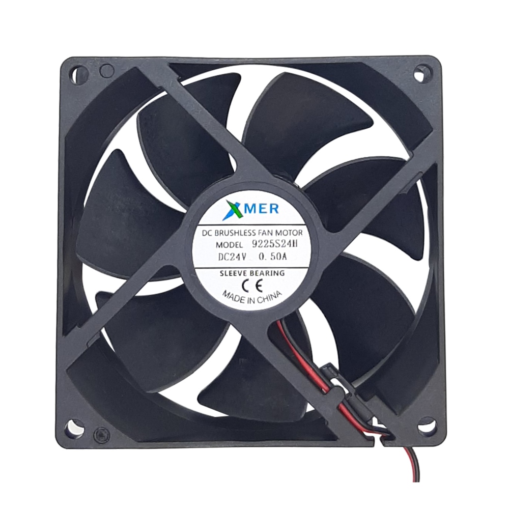 92X92X25mm 24V 0.50A 2P XMER FAN