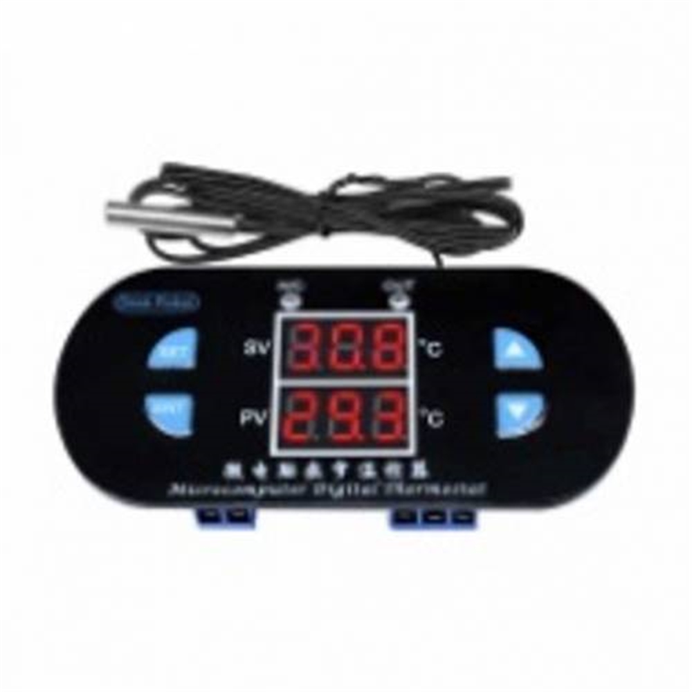 Çift Kırmızı Ekranlı Ayarlanabilir -50C~120C Dijital Sicaklık Sensör Kontrolcü Modülü