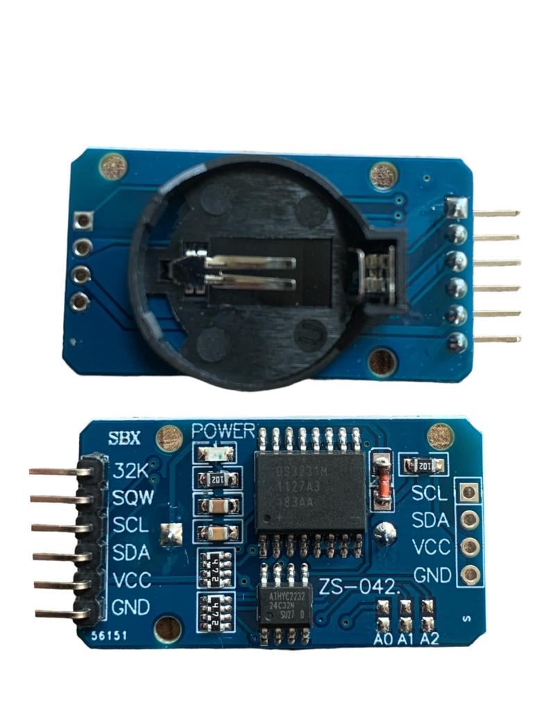 DS3231 Hassas RTC ve 24C32 Hafıza Kartıds3231 - 24c32 | Robodünya