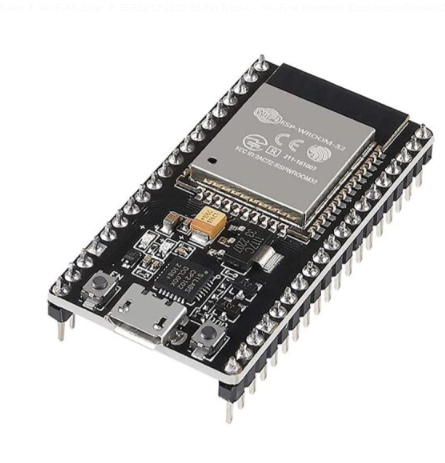 ESP32 CP2102 38 Pin Type-C – Wi-Fi ve Bluetooth (Dual Mode) Destekli Geliştirme KartıESP32 CP2102 38 Pin Type-C – Wi-Fi ve Bluetooth (Dual Mode) Destekli Geliştirme Kartı