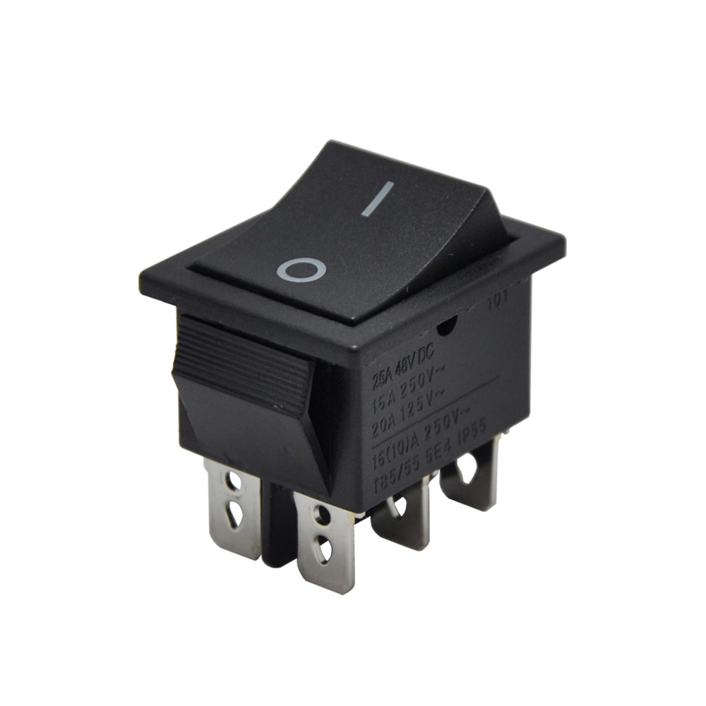 GENİŞ IŞIKSIZ ANAHTAR OFF-(ON) YAYLI 6P