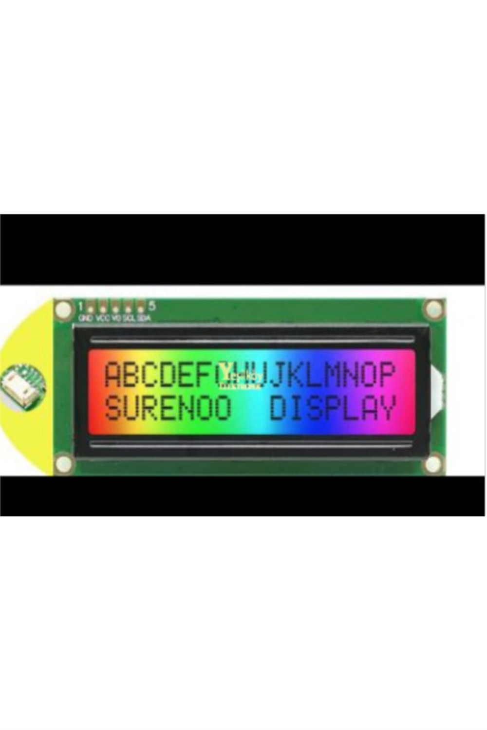 Grove 162 16X2 1602 3.3-5V RGB Işıklı Seri Haberleşmeli I2C FSTN LCD Ekran