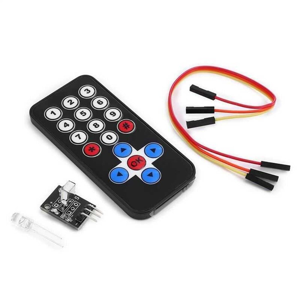 IR Alıcı Verici Kumanda Seti - IR Receiver Module Wireless Remote Control K
