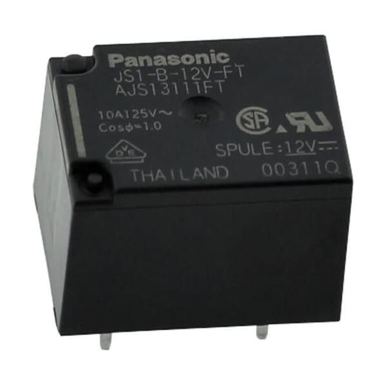 JS1-B-12V-F-T Panasonic Röle (12Vdc 10A)JS1-B-12V-F-T Panasonic Röle (12Vdc 10A)