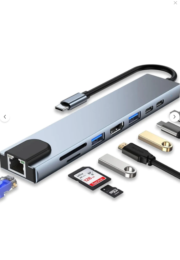 Macbook Pro Air Usb Type-c Hub Dönüştürücü Çevirici Çoklayıcı Usb Hdmı Micro Sd 8 GirişliMacbook Pro Air Usb Type-c Hub Dönüştürücü Çevirici Çoklayıcı Usb Hdmı Micro Sd 8 Girişli