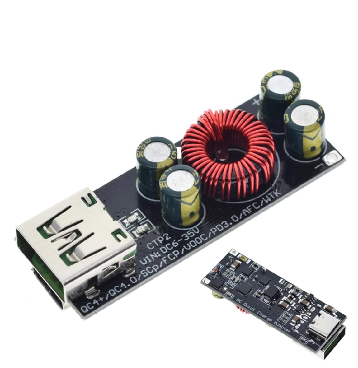 QC4.0 QC3.0 3-35V Type-C Hızlı Şarj ModülüQC4.0 QC3.0 3-35V Type-C Hızlı Şarj Modülü | Robo Dünya