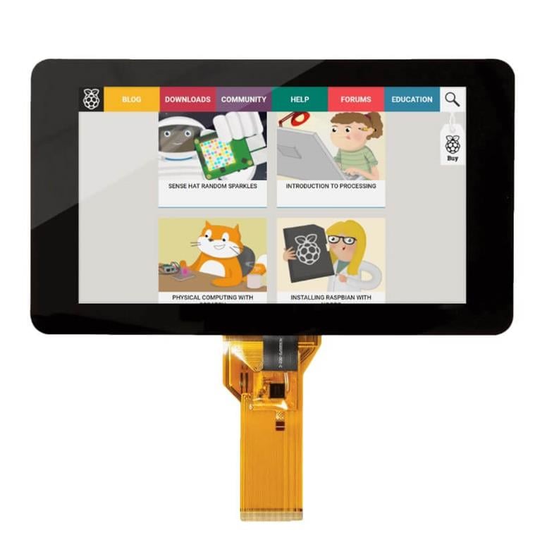 RASPBERRY Pi 7 INCH DOKUNMATİK ORJİNAL EKRANRASPBERRY Pi 7 INCH DOKUNMATİK ORJİNAL EKRAN