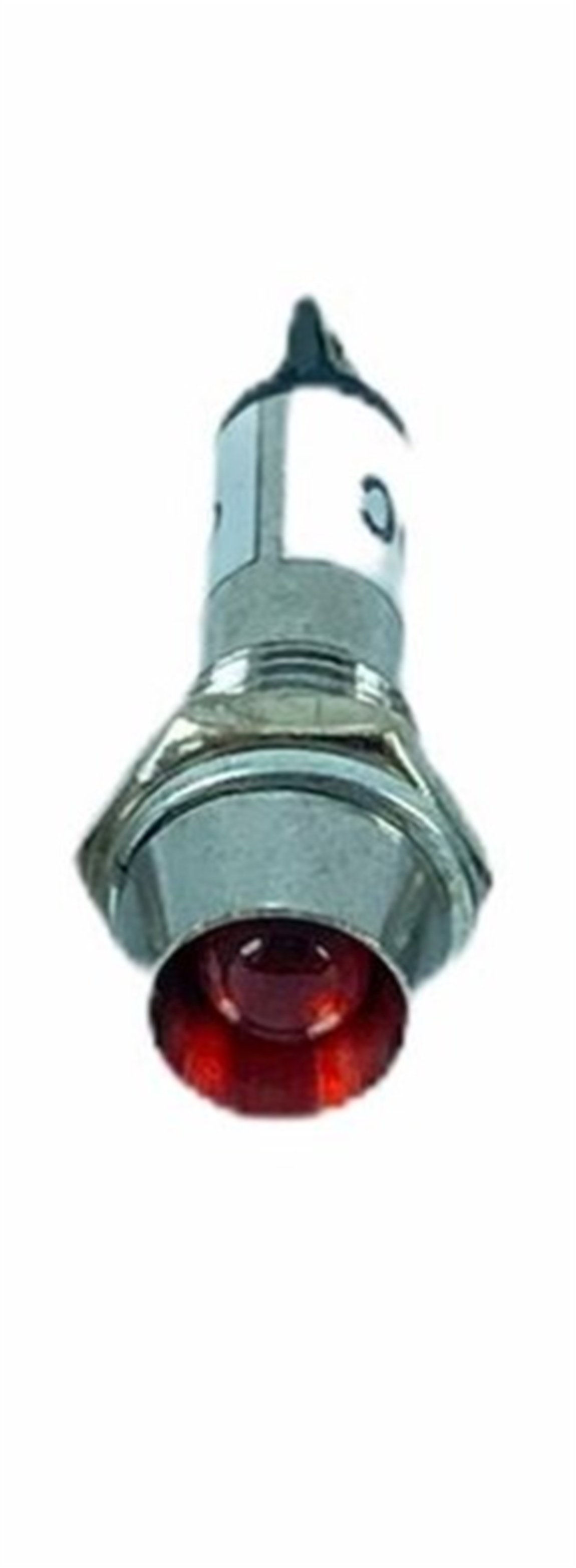 SİNYAL LAMBASI LEDLİ METAL 8MM 24V KIRMIZI