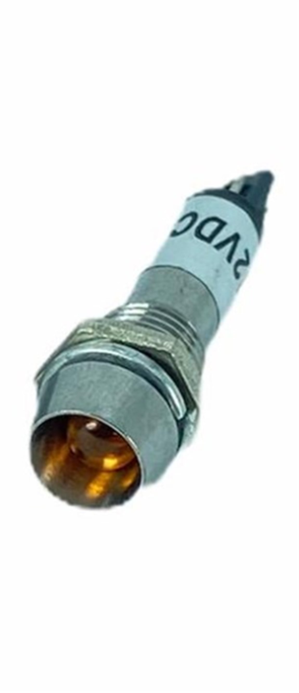 SİNYAL LAMBASI LEDLİ METAL 8MM 24V SARI