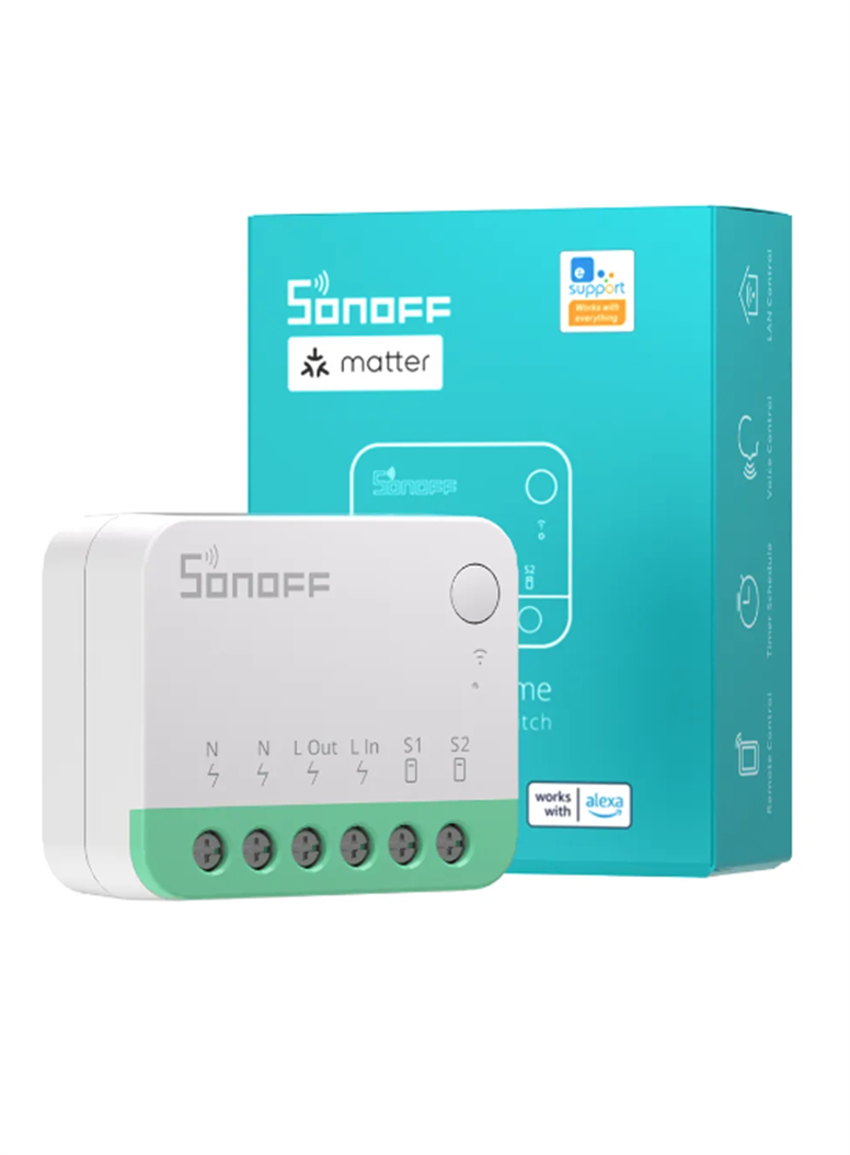 Sonoff Mini Extreme R4M WiFi Röle (Matter Özellikli)Sonoff Mini R4M WiFi Röle