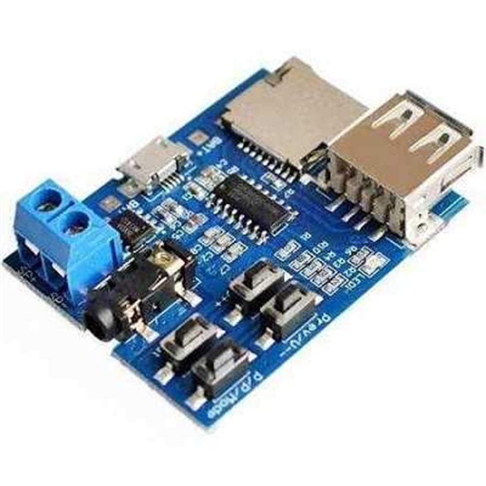 TF Kart ve USB Flash Disk Girişli Oynatıcı Modül (MP3 Formatı)
