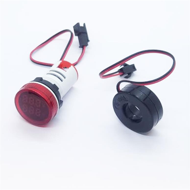 Yuvarlak Kırmızı-22mm 50-500 V 0-100a Led Ac Dijital Voltmetre Ampermetre Sinyal IşıklIYuvarlak Kırmızı-22mm 50-500 V 0-100a Led Ac Dijital Voltmetre Ampermetre Sinyal IşıklI