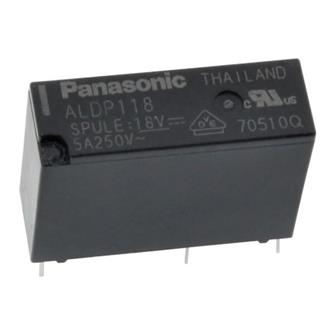 ALDP118W RELAY 5A 18V 1a PANASONICALDP118W RELAY 5A 18V 1a PANASONIC