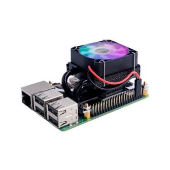 Black Low-Profile ICE Cooling Fan for Raspberry PİBlack Low-Profile ICE Cooling Fan for Raspberry Pİ